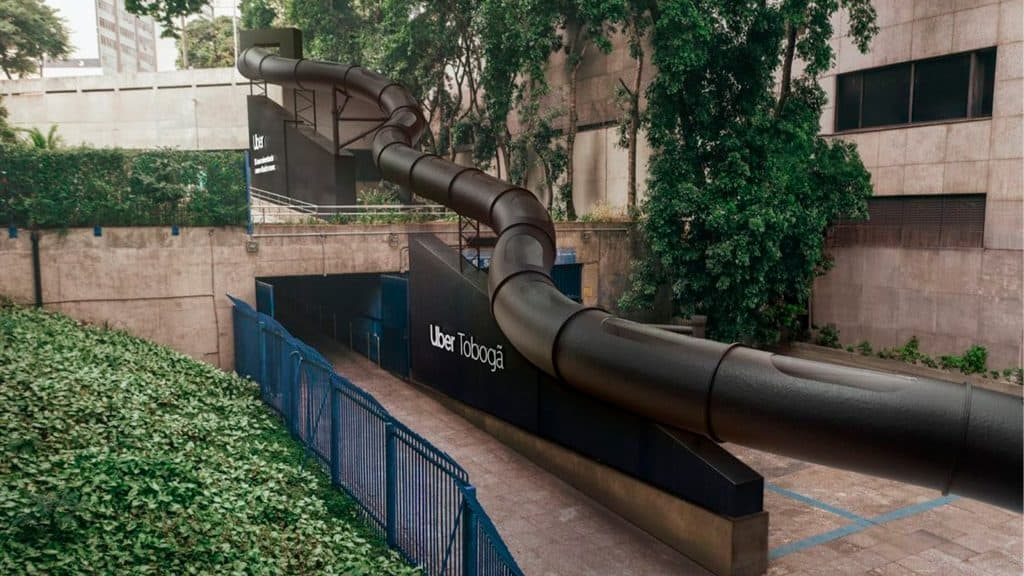 Uber Tobogã em São Paulo